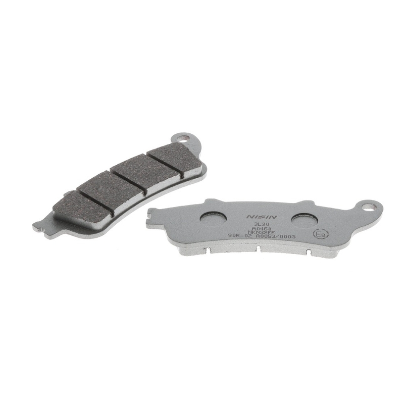 Remblokken NISSIN semi-metallische samenstelling 115x40,2x8,5 mm 2 stuks