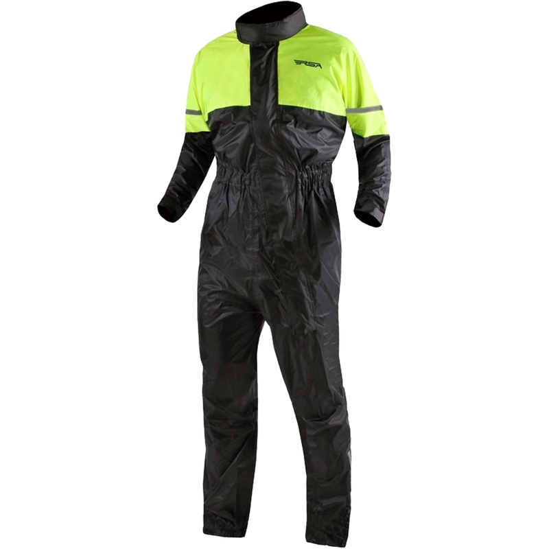 RSA zwart-fluo geel regenpak