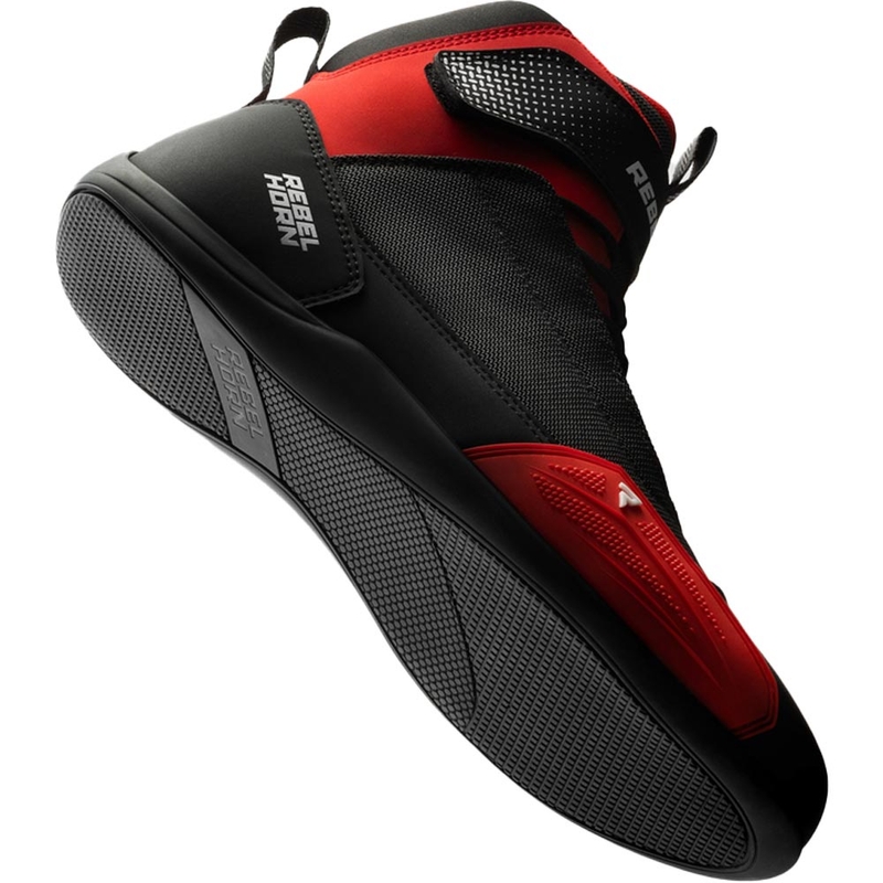 Rebelhorn Swift motorlaarzen zwart-rood