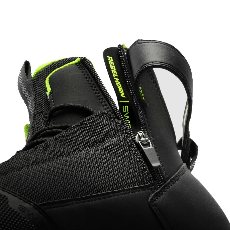 Rebelhorn Swift motorlaarzen zwart-fluor geel