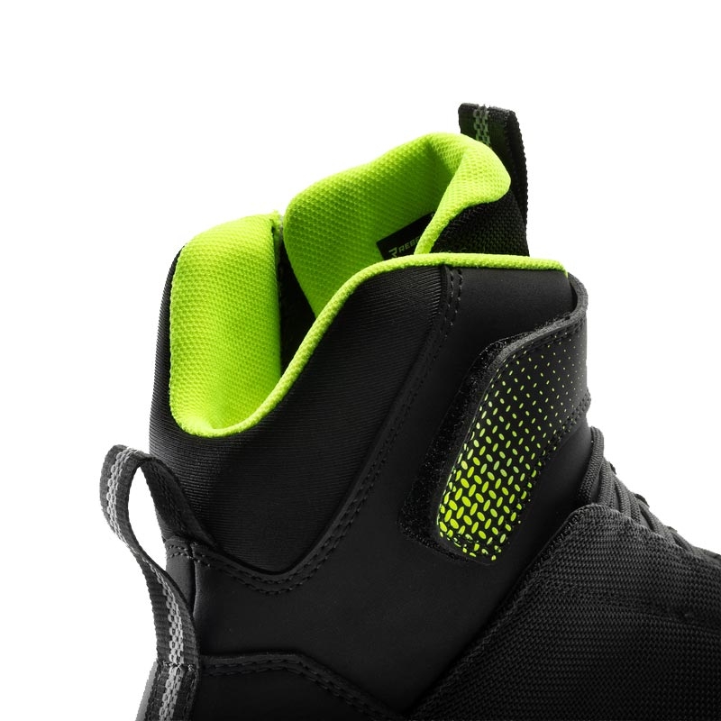 Rebelhorn Swift motorlaarzen zwart-fluor geel