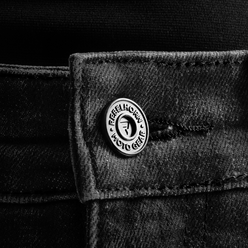 Rebelhorn Classic Monolayer Motorjeans Gewassen Zwart