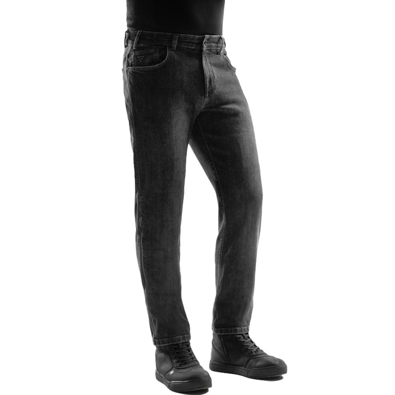 Rebelhorn Classic Monolayer Bikerjeans, gewassen zwart