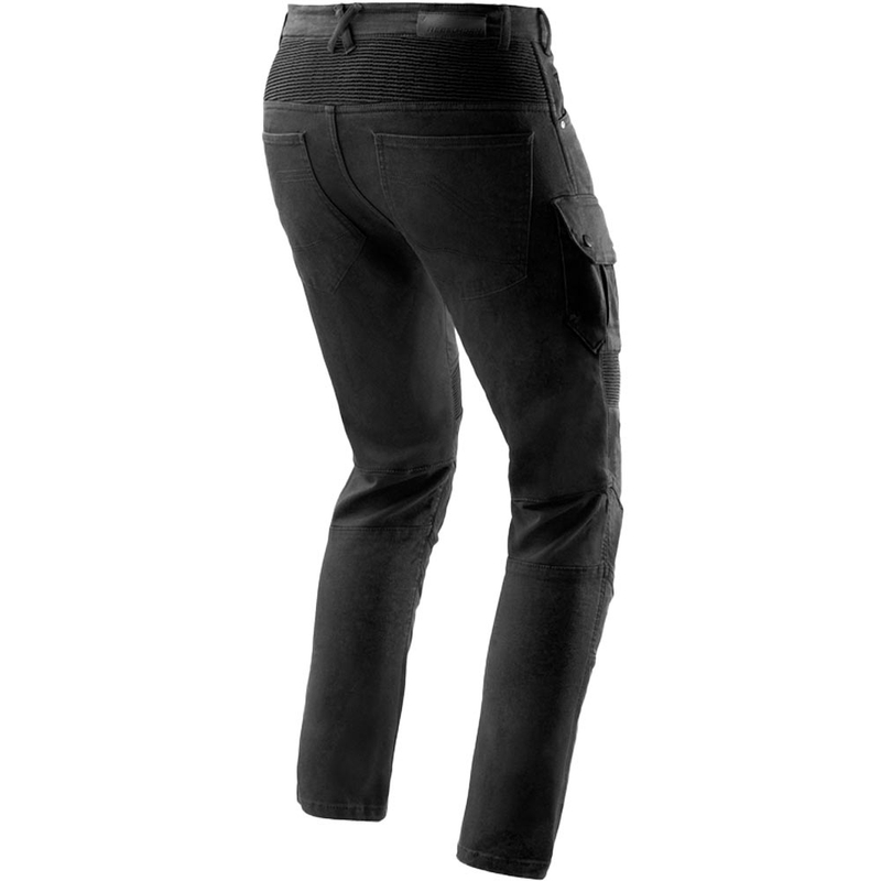 Rebelhorn Faster cropped motorjeans zwart