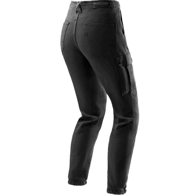 Dames motorjeans Rebelhorn Faster zwart