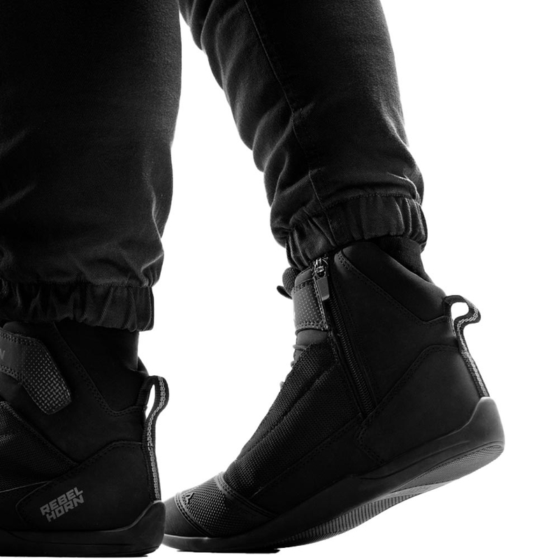 Dames motorjeans Rebelhorn Faster zwart