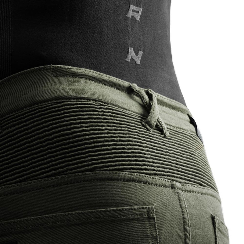 Rebelhorn Faster motorjeans groen