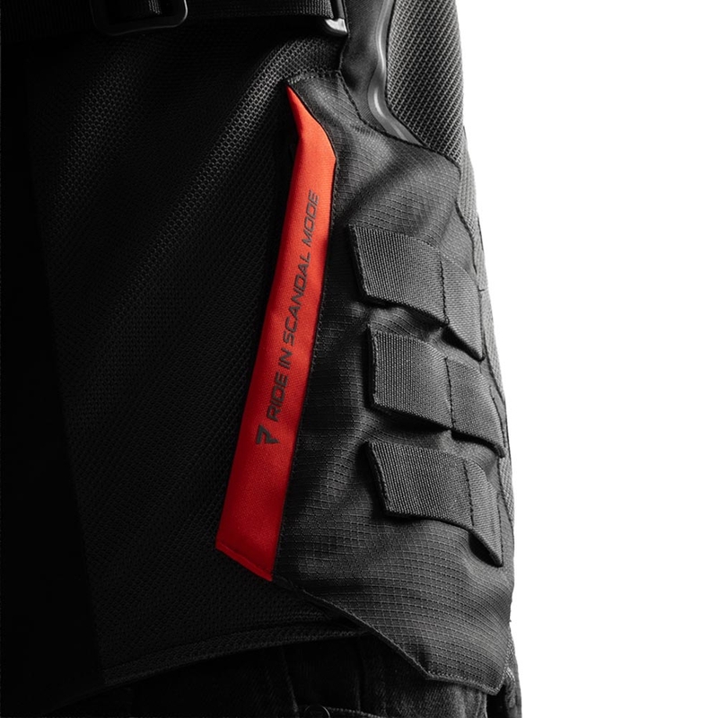 Rebelhorn Scandal 3 motorjas donkergrijs-zwart-rood
