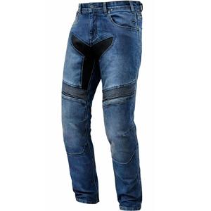 Rebelhorn Eagle 4 RG cropped motorjeans, gewassen blauw