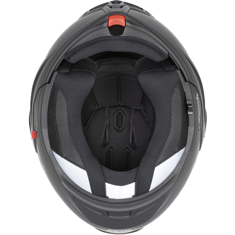Cassida MultiFlip Korp opklapbare motorhelm, matzwart-groen-grijs