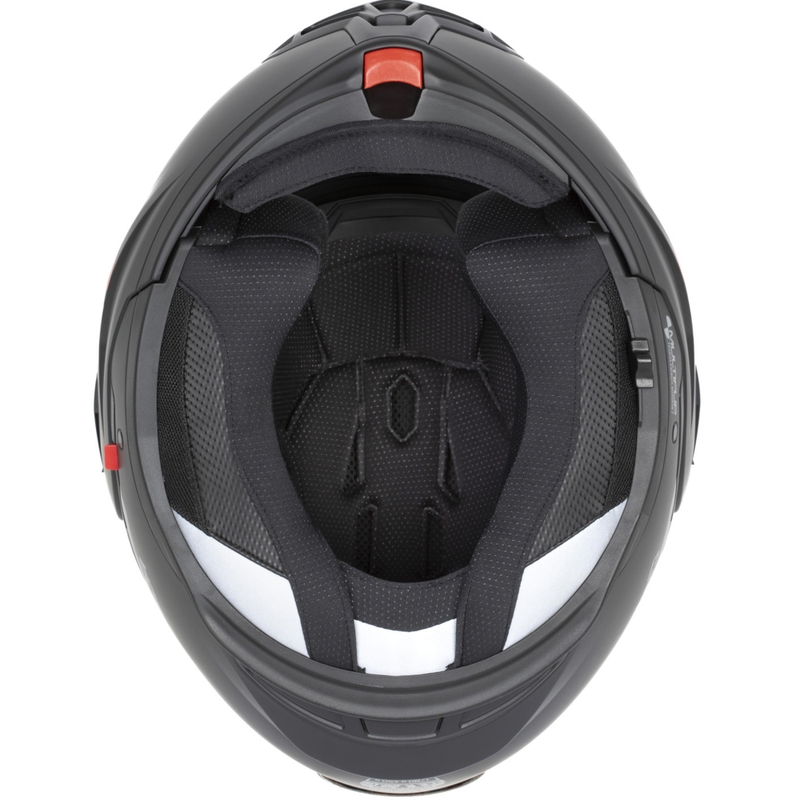 Cassida MultiFlip Korp opklapbare motorhelm matzwart-donkergrijs-grijs