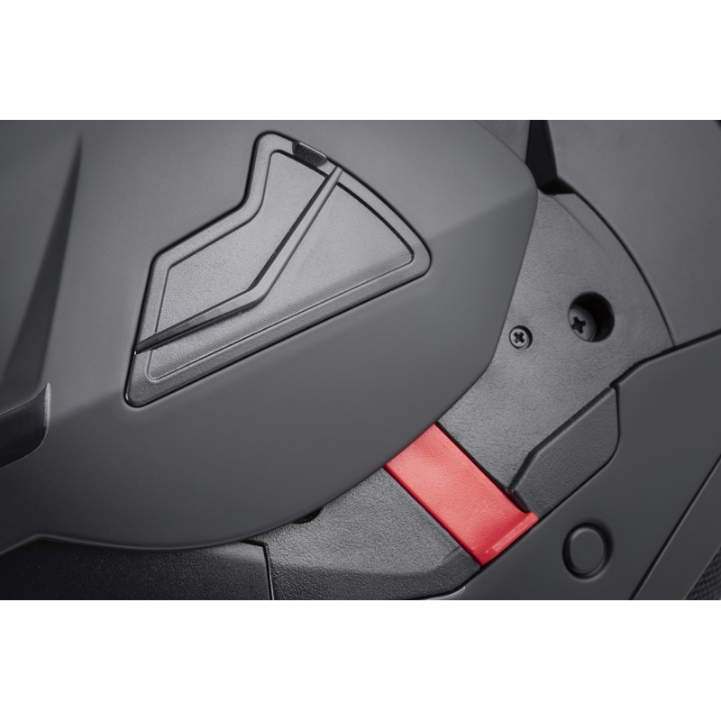 Cassida MultiFlip Solid Blackout flip-up motorhelm matzwart