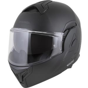 Cassida MultiFlip Solid Blackout flip-up motorhelm matzwart