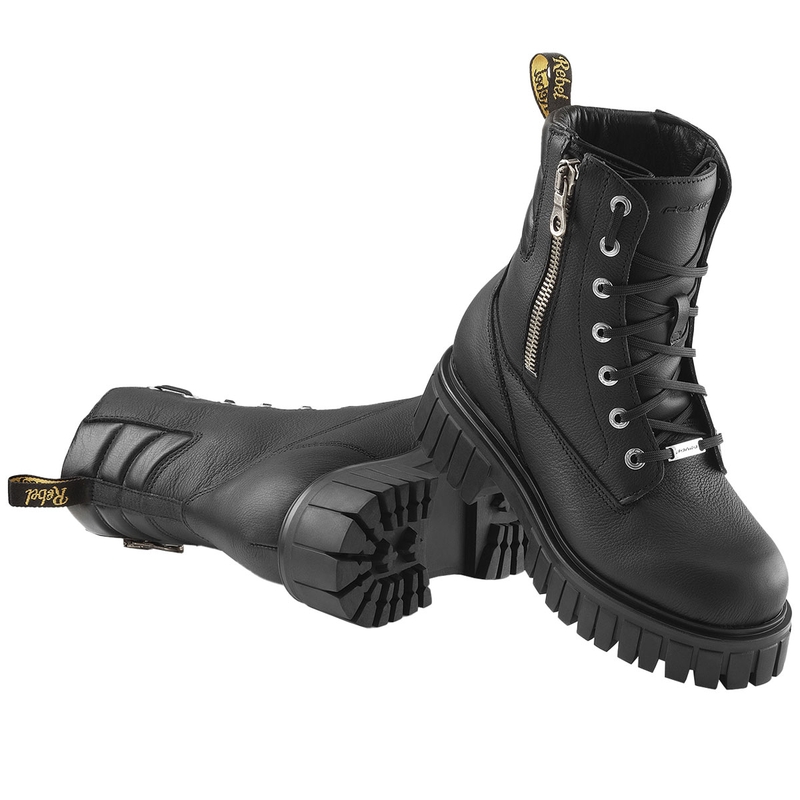 Damesmotorlaarzen Forma Rebel Dry zwart