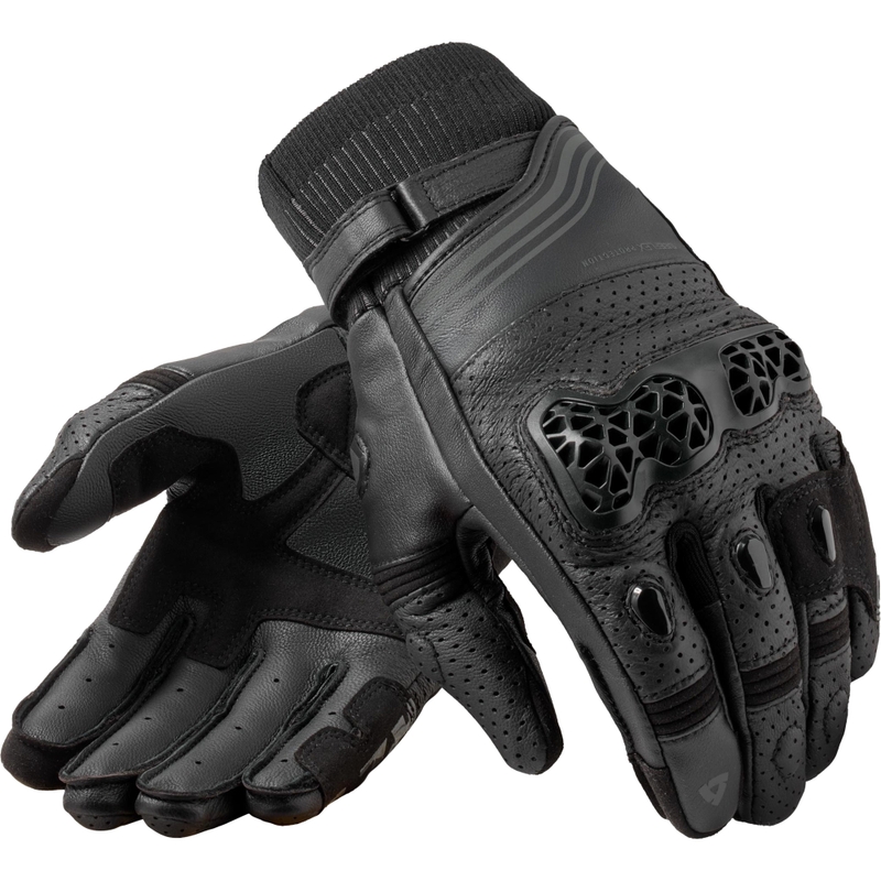 Revit Positron motorhandschoenen zwart