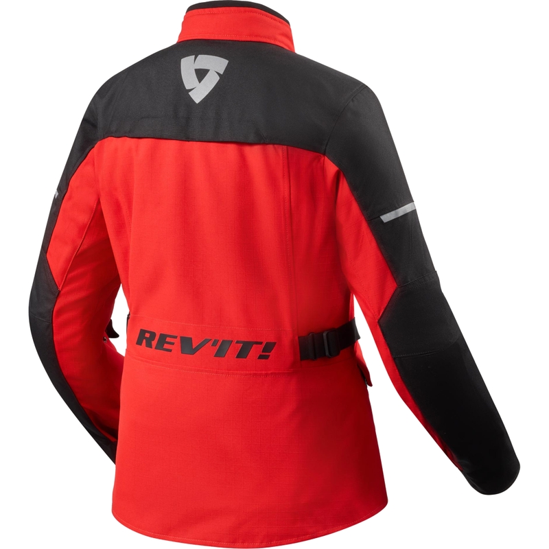 Revit Convergent H2O dames motorjas rood-zwart