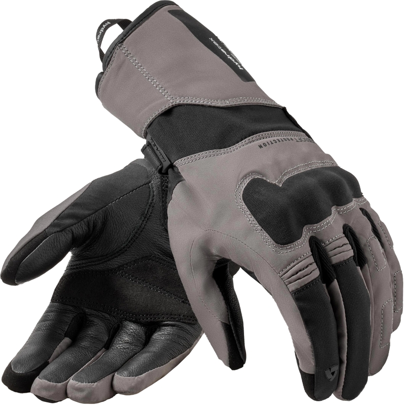 Revit Convergent H2O dames motorhandschoenen grijs-zwart