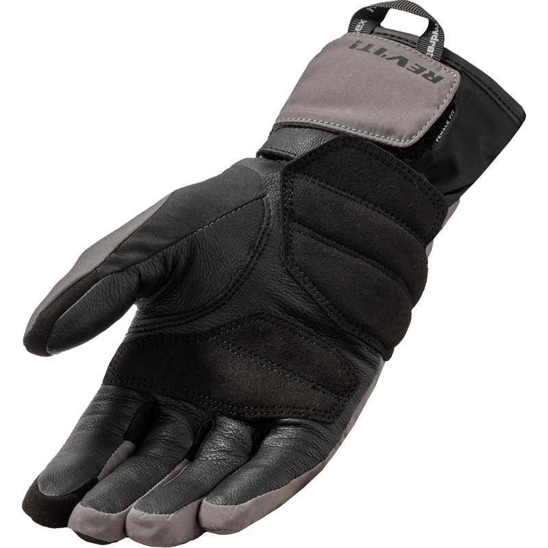 Revit Convergent H2O dames motorhandschoenen grijs-zwart