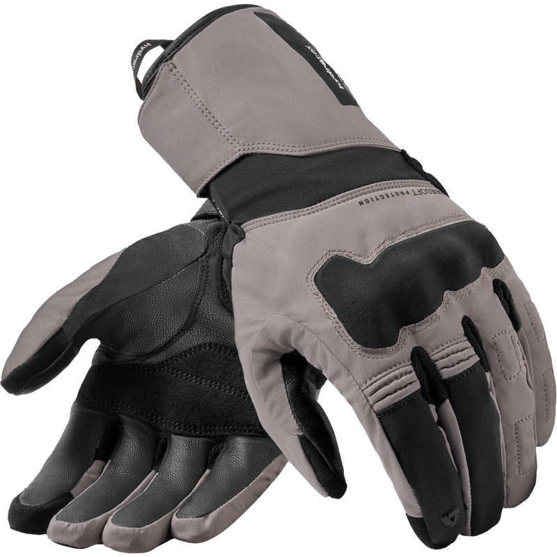 Revit Convergent H2O motorhandschoenen grijs-zwart