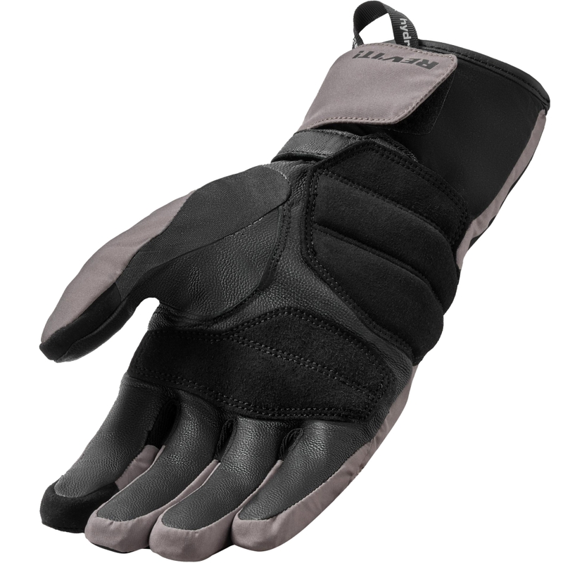 Revit Convergent H2O motorhandschoenen grijs-zwart
