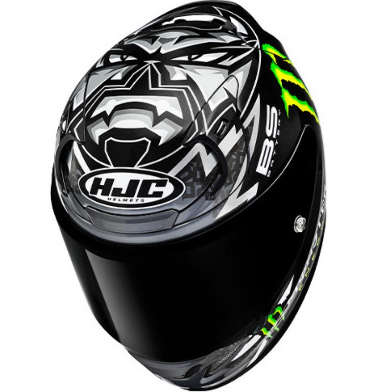 HJC RPHA 12 Quartararo Replica BL MC5 integraal motorhelm zwart