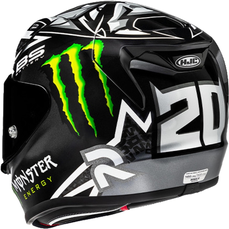 HJC RPHA 12 Quartararo Replica BL MC5 integraal motorhelm zwart