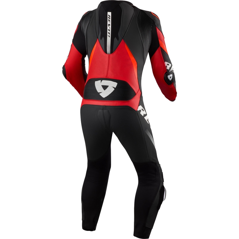 Revit One Piece Hyperspeed 3 Motorpak Zwart-Fluor Rood