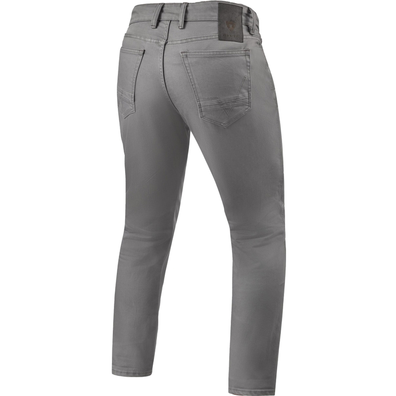 Revit Jamison Slim Motorjeans Grijs