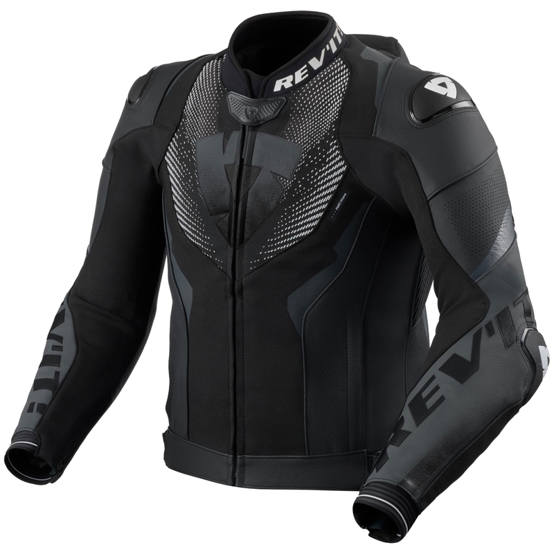Revit Hyperspeed 3 PRO leren motorjas zwart-antraciet