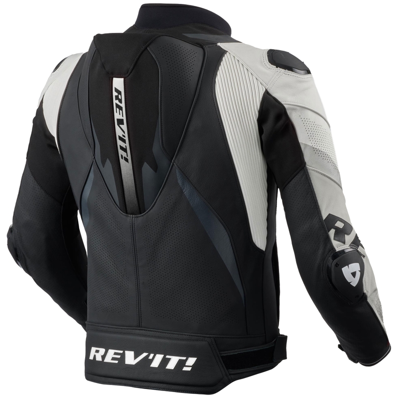 Revit Hyperspeed 3 PRO leren motorjas zwart-wit