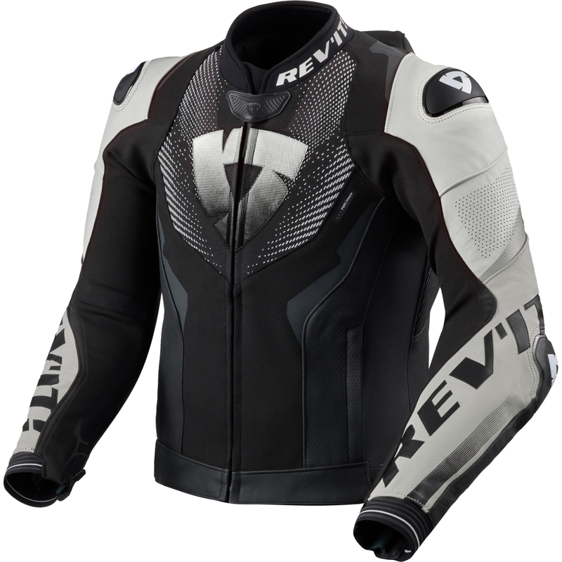 Revit Hyperspeed 3 PRO leren motorjas zwart-wit