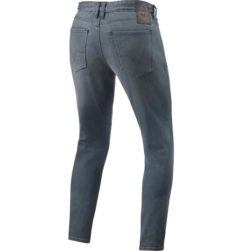 Revit Carlin SK motorjeans gewassen middengrijs