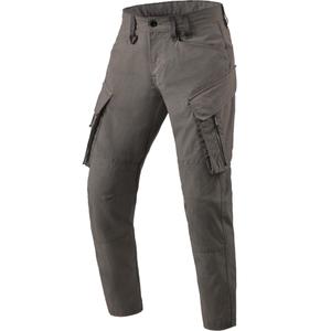 Revit Cargo Tristan Tapered Extra Cropped Motorbroek Donker Olijfgroen