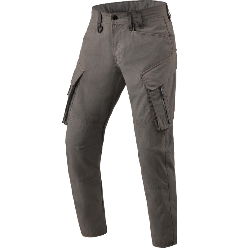 Revit Cargo Tristan Tapered Classic Motorbroek Donker Olijfgroen