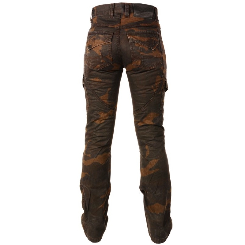 Damesjeans Ayrton Camino bruin camo uitverkoop