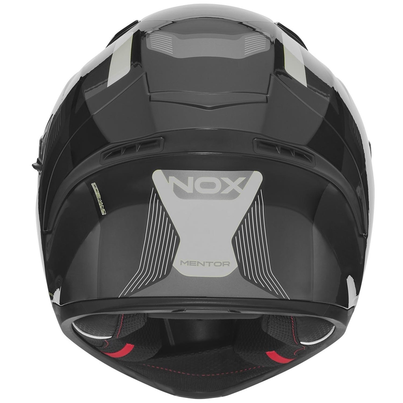 NOX N402 Mentor integraal motorhelm zwart-zilver