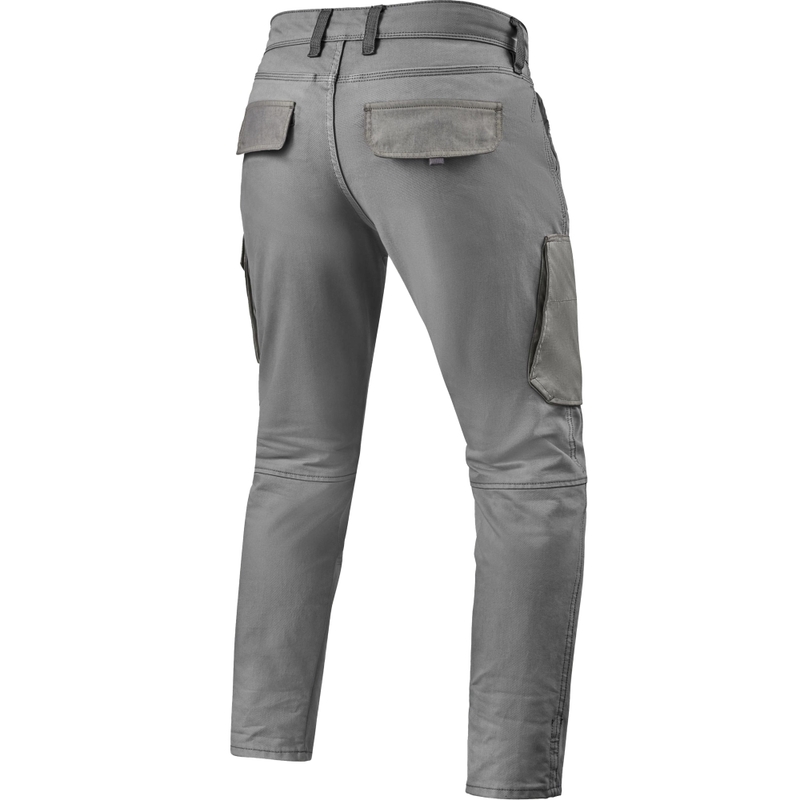 Revit Cargo Brant Slim Extra Cropped Motorjeans Grijs