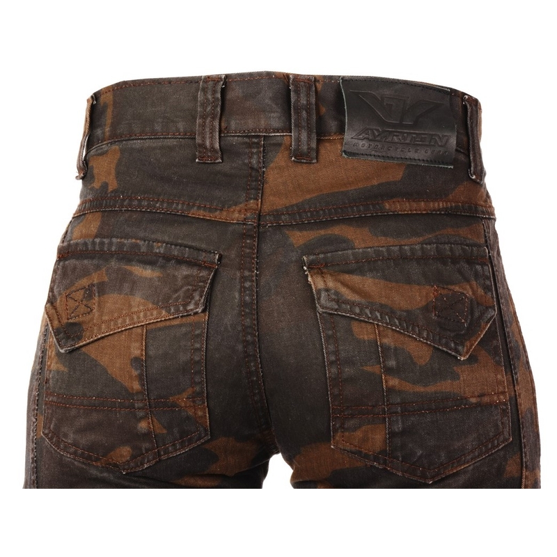 Damesjeans Ayrton Camino bruin camo uitverkoop