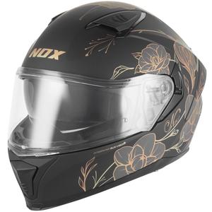 Integraal motorhelm NOX N402 Spring mat zwart-goud