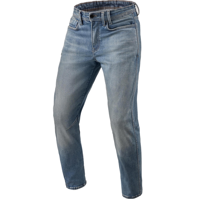 Revit Detroit 3 Tapered Motorcycle Jeans Medium Blue