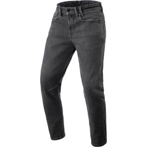 Revit Detroit 3 Tapered Classic Motorjeans Donkerzwart