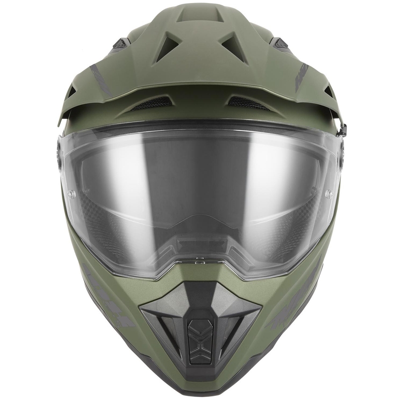 Enduro motorhelm NOX N350 kaki groen