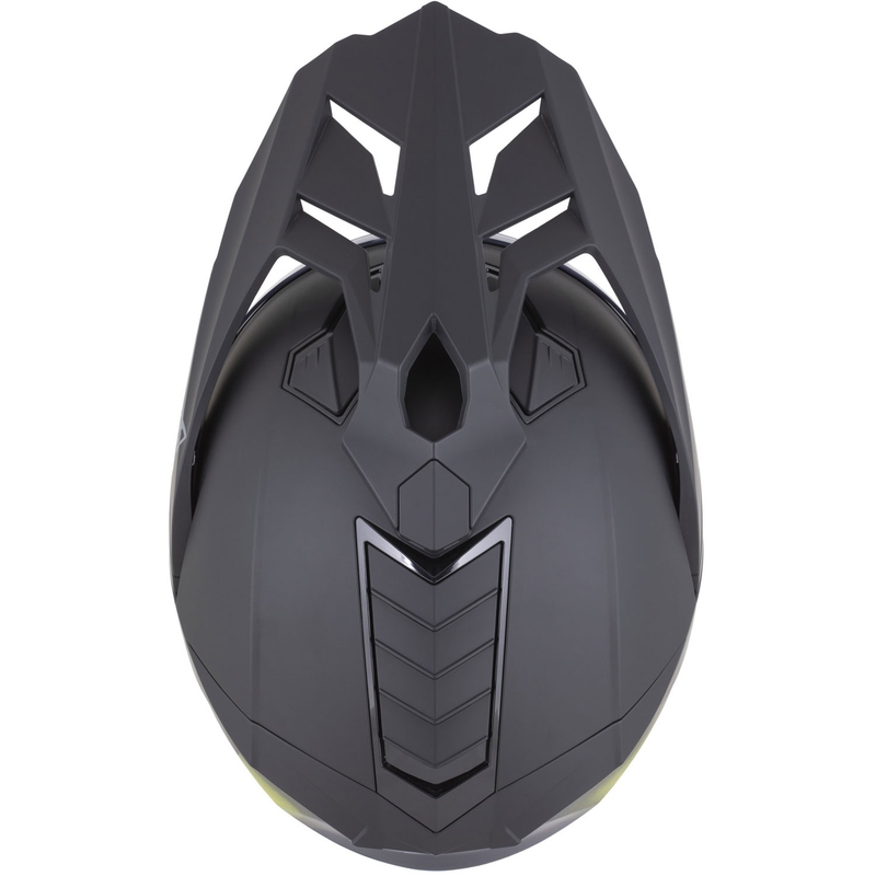 Enduro motorhelm ZED XD1 matzwart-fluorgeel