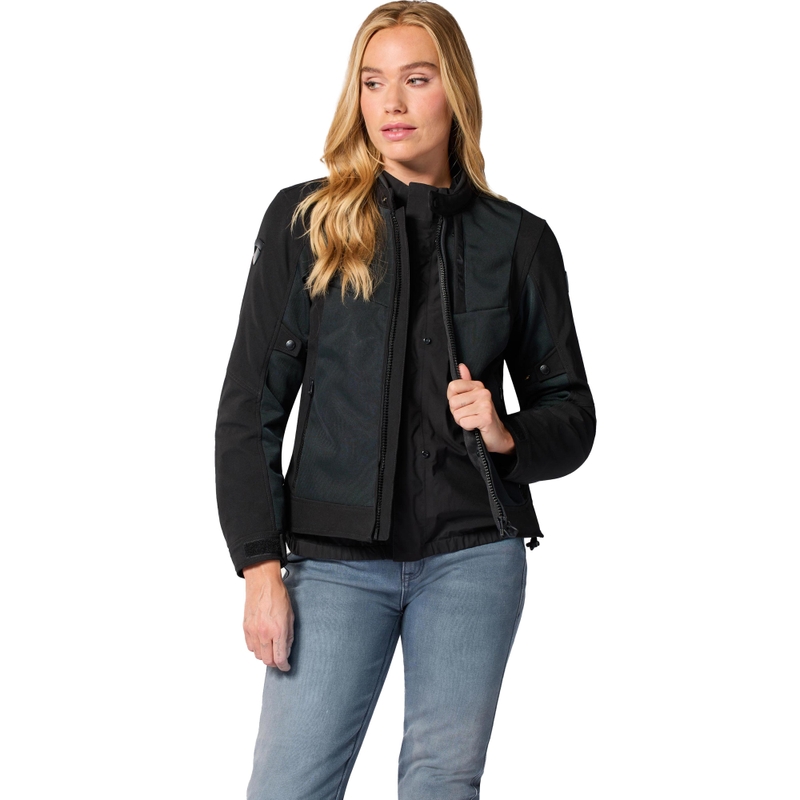 Revit Highcrest motorjas voor dames, zwart