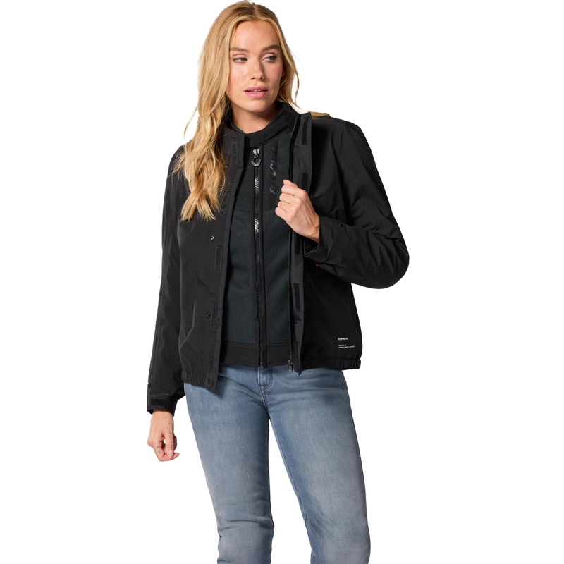 Revit Highcrest motorjas voor dames, zwart