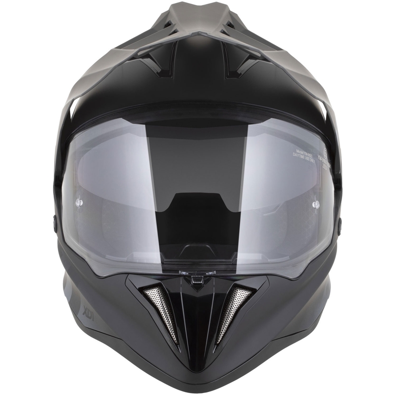 Enduro motorhelm ZED XD1 matzwart-donkergrijs