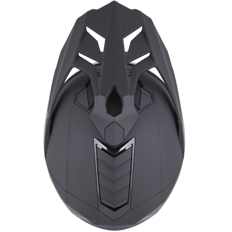 Enduro motorhelm ZED XD1 matzwart-donkergrijs