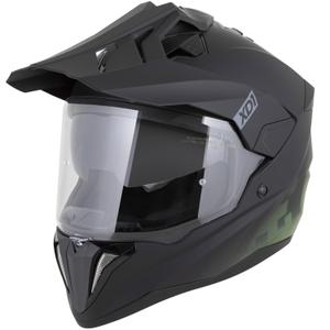 Enduro motorhelm ZED XD1 matzwart-donkergroen