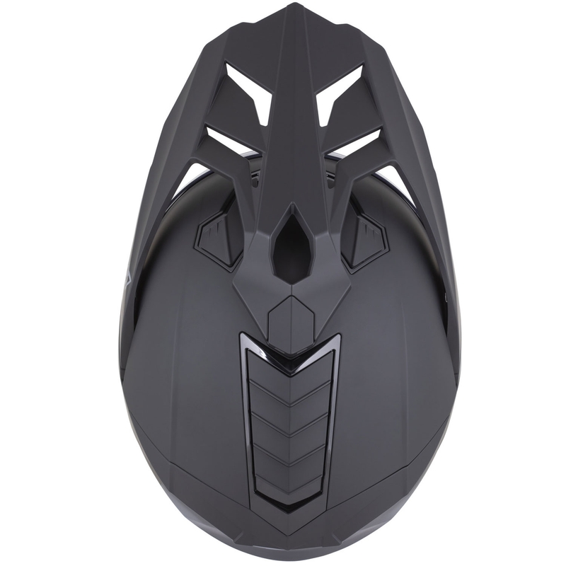 Enduro motorhelm ZED XD1 matzwart-donkergroen
