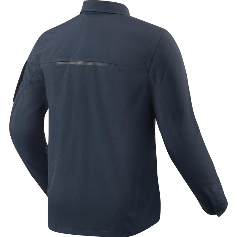 Revit Yaletown motorshirt donkerblauw